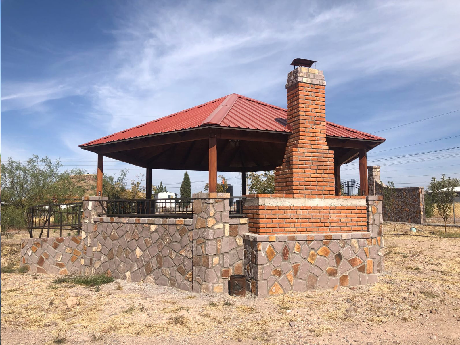 Kiosko en exterior